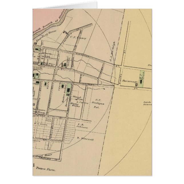 Houlton, Aroostook County Map (Voorkant)