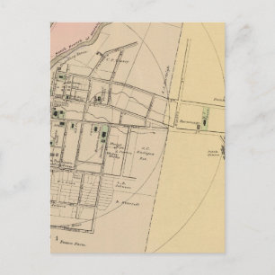 Houlton, Aroostook County Map Briefkaart