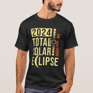 Houlton Maine Totale Zonsverduistering April 8 202 T-shirt