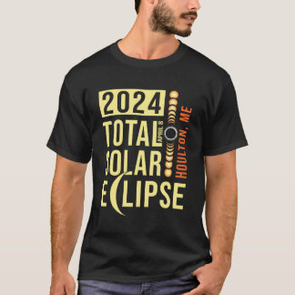 Houlton Maine Totale Zonsverduistering April 8 202 T-shirt