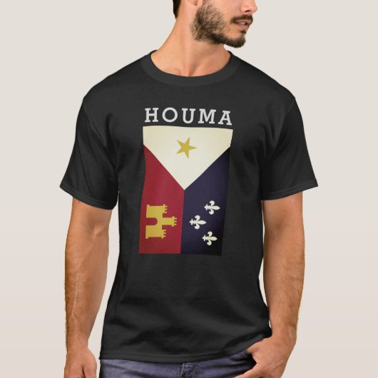 Houma, Louisiana T-Shirt (Voorkant)