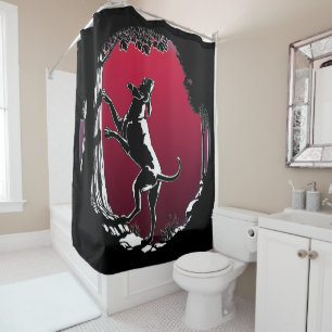 Hound Chien Douche rideau Chasse Chasse Chien
