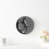 Hound Chien Horloge Chasse Chien Art Mur Horloge (Maison)