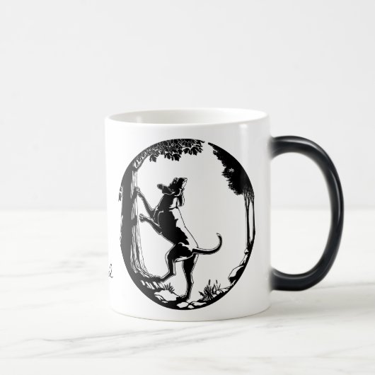 Hound Chien Mug Chasse Chien Art Café Coupe (Droite)