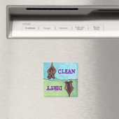 Hound Dog Clean Dirty Lave-vaisselle Magnet (In Situ (Lave-vaisselle))