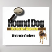 Hound Dog Detective Agency Poster (Voorkant)