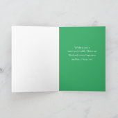 Hound Dog Merry Christmas achterkleindochter Kaart (Binnen)