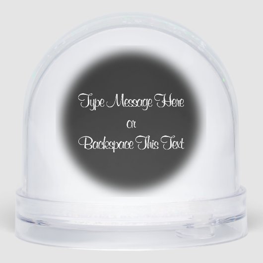 Hound Dog Snow Globe Custom Hunting Dog Snow Globe (Arrière)