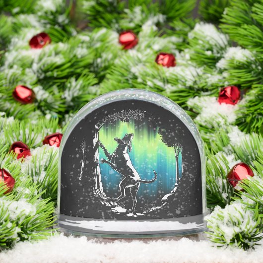 Hound Dog Snow Globe Custom Hunting Dog Snow Globe (Noël)
