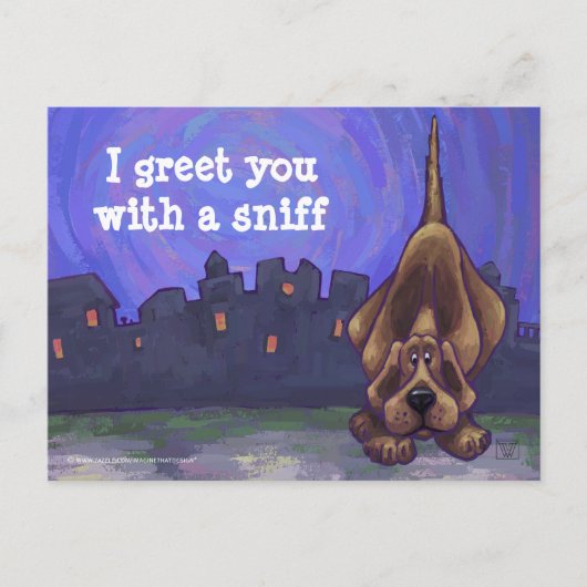 Hound Dog Stationery Briefkaart (Voorkant)