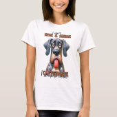 Hound humoristique : Le T-shirt Typographique Drôl (Devant)