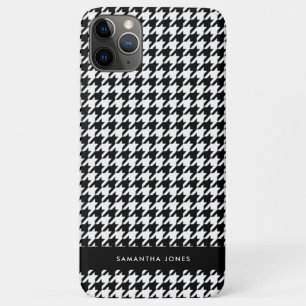 Hounds Tooth, speciaal gepersonaliseerd iPhone 11 Pro Max Hoesje