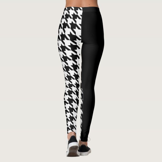 Houndstooth/Black Leggings (Achterkant)