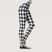 Houndstooth - Blanc noir - Emo - Leggings (Droite)
