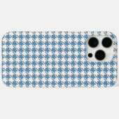 Houndstooth Blue+Cream RPT Pattern Case-Mate iPhone Case (Achterkant (horizontaal))