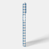 Houndstooth Blue+Cream RPT Pattern Case-Mate iPhone Case (Achterkant / Rechts)