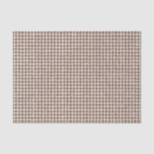 Houndstooth Brown Pattern Tissuepapier