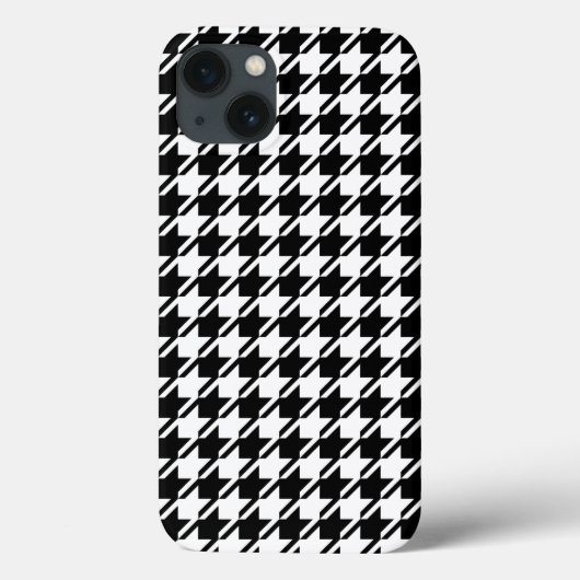 Houndstooth BW RPT-patroon Case-Mate iPhone Case (Achterkant)