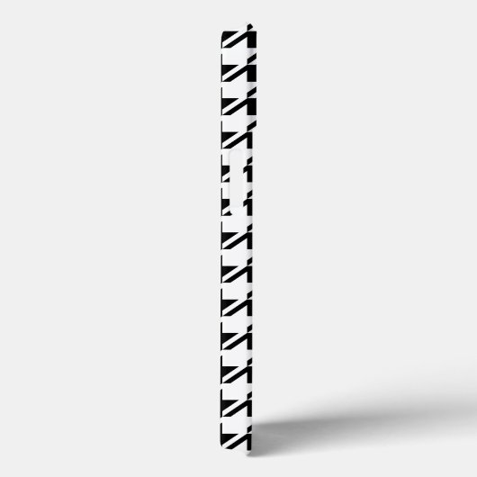 Houndstooth BW RPT-patroon Case-Mate iPhone Case (Achterkant / Rechts)