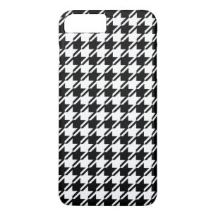 Houndstooth BW RPT-patroon iPhone 8 Plus / 7 Plus Hoesje