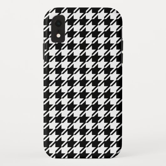 Houndstooth BW RPT-patroon Case-Mate iPhone Case (Achterkant)