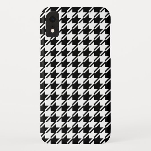 Houndstooth BW RPT-patroon Case-Mate iPhone Case (Achterkant)
