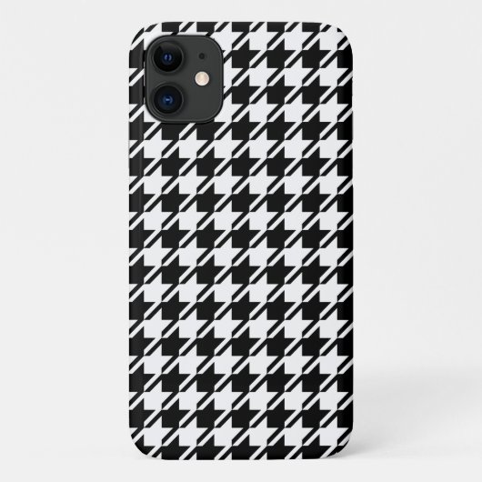 Houndstooth BW RPT-patroon Case-Mate iPhone Case (Achterkant)