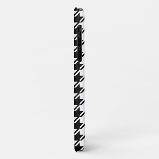 Houndstooth BW RPT-patroon Case-Mate iPhone Case (Achterkant/links)