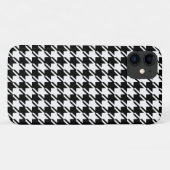 Houndstooth BW RPT-patroon Case-Mate iPhone Case (Achterkant (horizontaal))