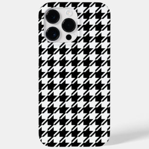 Houndstooth BW RPT-patroon Case-Mate iPhone 14 Pro Max Hoesje