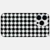Houndstooth BW RPT-patroon Case-Mate iPhone Case (Achterkant (horizontaal))