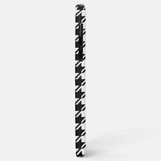 Houndstooth BW RPT-patroon Case-Mate iPhone Case (Achterkant/links)