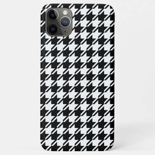 Houndstooth BW RPT-patroon Case-Mate iPhone Case (Achterkant)
