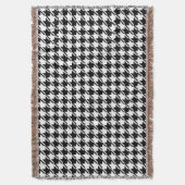 Houndstooth BW RPT-patroon Deken (Voorkant Verticaal)