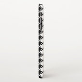 Houndstooth BW RPT-patroon iPhone Hoesje (Linkerkant)