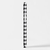 Houndstooth BW RPT-patroon iPhone Hoesje (Linkerkant)