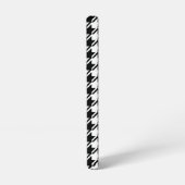 Houndstooth BW RPT-patroon Samsung Galaxy Hoesje (Linkerkant)