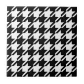 Houndstooth Ceramic Tile Tegeltje (Voorkant)