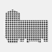 Houndstooth Check Patroon met 8 bits Pixel Bedankdoosjes (Uitgevouwen)