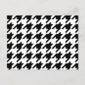 Houndstooth Check Patroon met 8 bits Pixel Briefkaart (Voorkant)