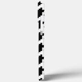 Houndstooth Check Patroon met 8 bits Pixel Case-Mate iPhone Case (Achterkant / Links)