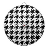 Houndstooth Check Patroon met 8 bits Pixel Dartbord (Voorkant)