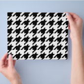 Houndstooth Check Patroon met 8 bits Pixel Flyer (Hand)