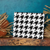 Houndstooth Check Patroon met 8 bits Pixel Fotoplaat (Zijkant)