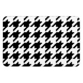 Houndstooth Check Patroon met 8 bits Pixel Magneet (Horizontaal)