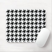 Houndstooth Check Patroon met 8 bits Pixel Muismat (Met muis)