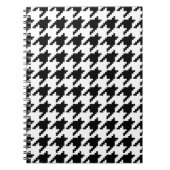 Houndstooth Check Patroon met 8 bits Pixel Notitieboek (Voorkant)