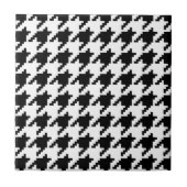 Houndstooth Check Patroon met 8 bits Pixel Tegeltje (Voorkant)