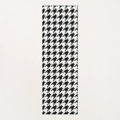 Houndstooth Check Patroon met 8 bits Pixel Yogamat (Voorkant)