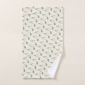Houndstooth Chic Muzieknote Patroon Bad Handdoek (Handdoek)